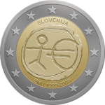 2 € Slovénie 2009 - UEM